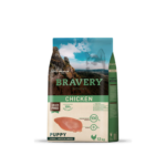 Bravery Pollo Puppy Razas Medianas y Grandes Libre de Granos 4 kg
