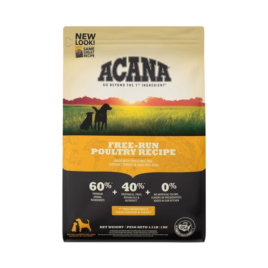 xr:d:DAFOMiSk-cI:33,j:37316264934,t:22100620 Acana Free Run Poultry 2 kg Alimento para Perros - Imagen 1