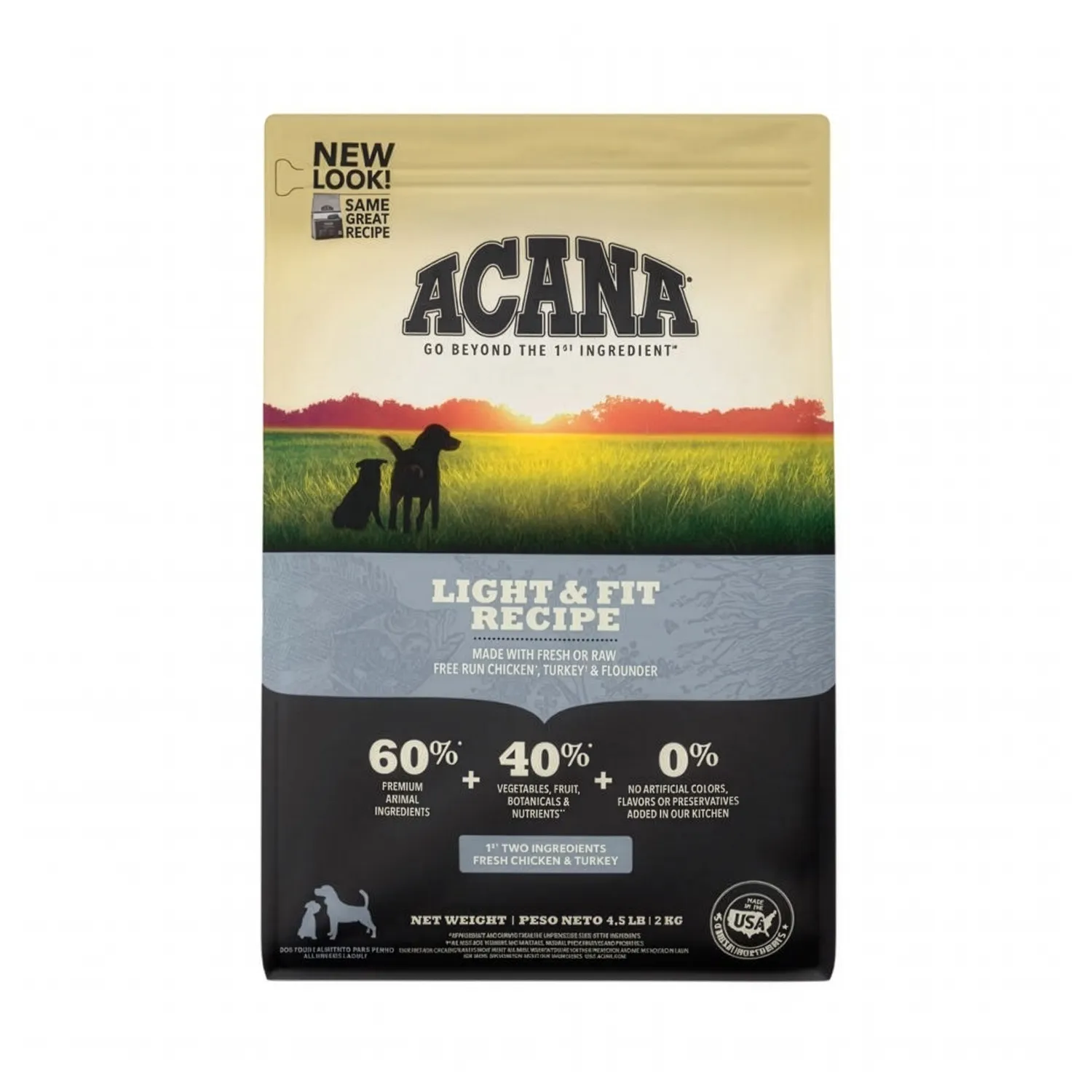 acana-light-fit-2-kg-alimento-para-perros-control-de-peso-animaladas Acana Light & Fit 2 kg Alimento para Perros Control de Peso - Imagen 1