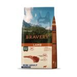 Bravery Adulto Mini Cordero 2 kg Alimento para Perros