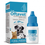 Oftavet Solucion Oftalmica para Perros y Gatos Limpieza y Cuidado Ocular