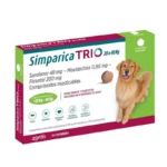 Simparica Trio 20 a 40 kg – 1 comprimido