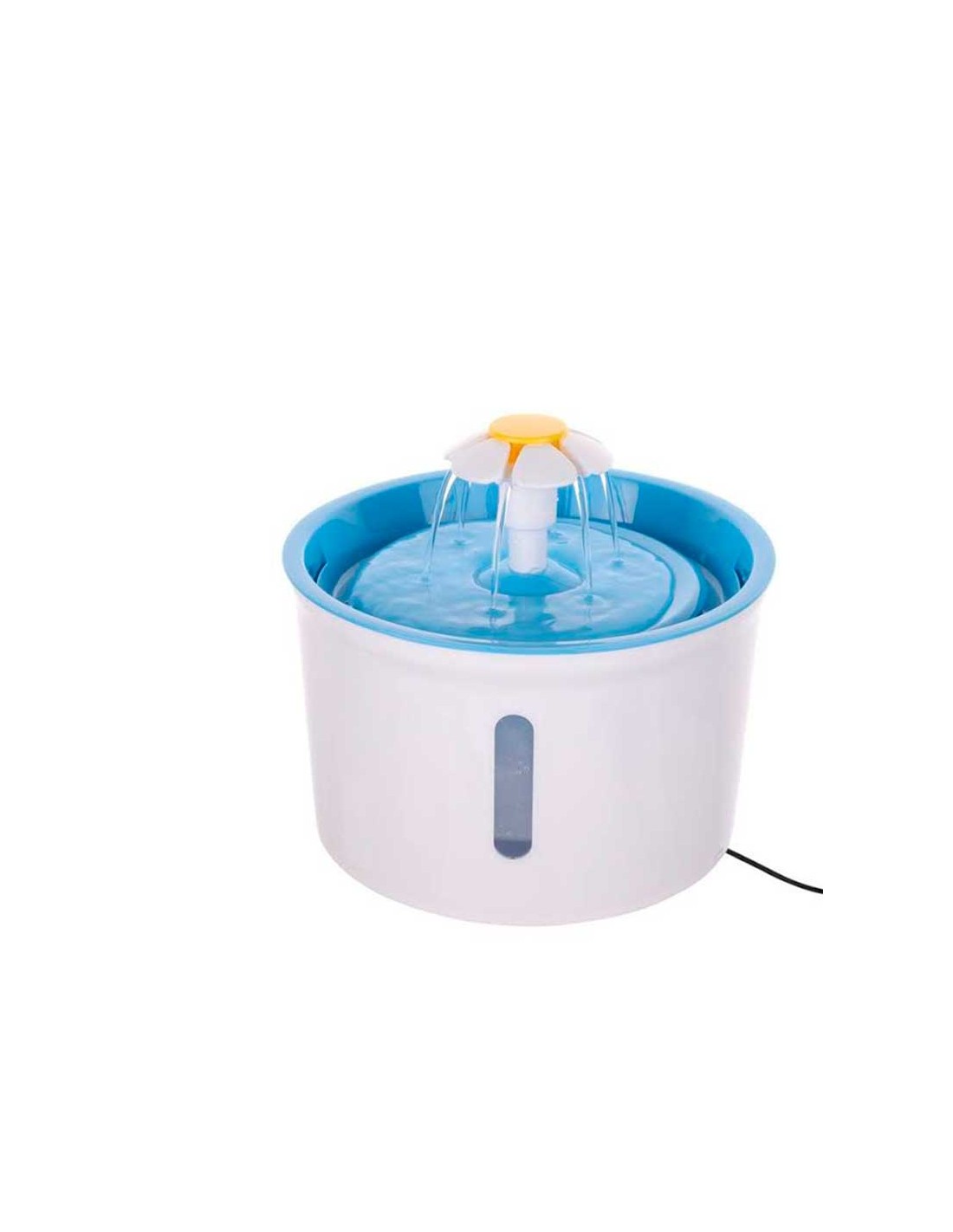 fuente-de-agua-tipo-flor-1-6l-para-gatos-y-perros-bebedero-animaladas Fuente de Agua Tipo Flor 1.6L para Gatos y Perros Bebedero - Imagen 1